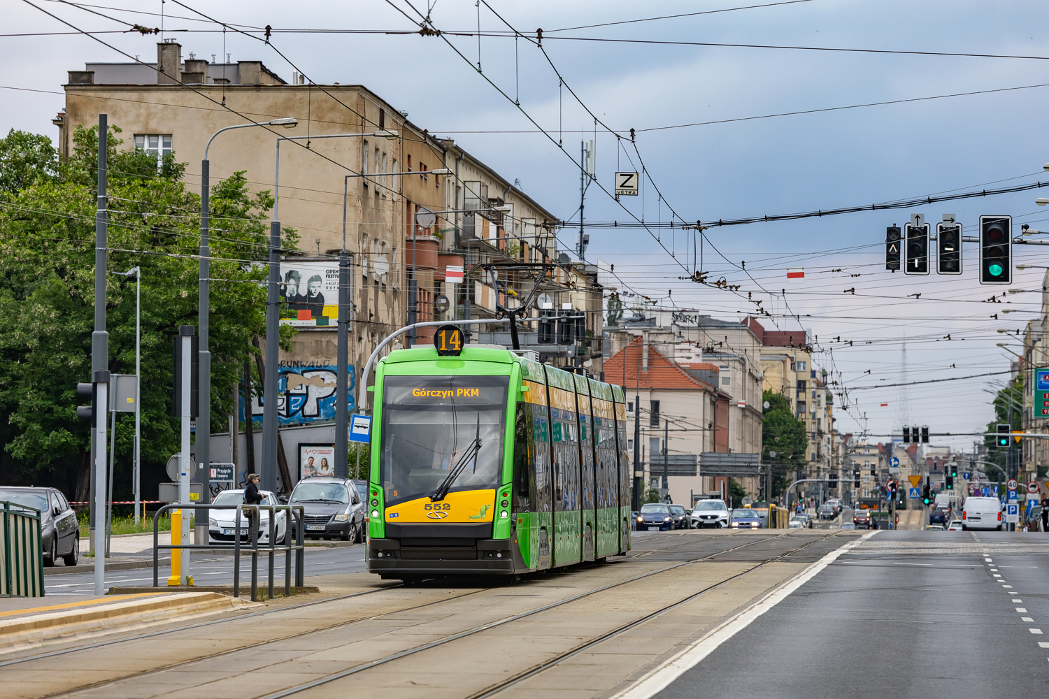 Tramino S105P #552: Poznań, ul. Głogowska