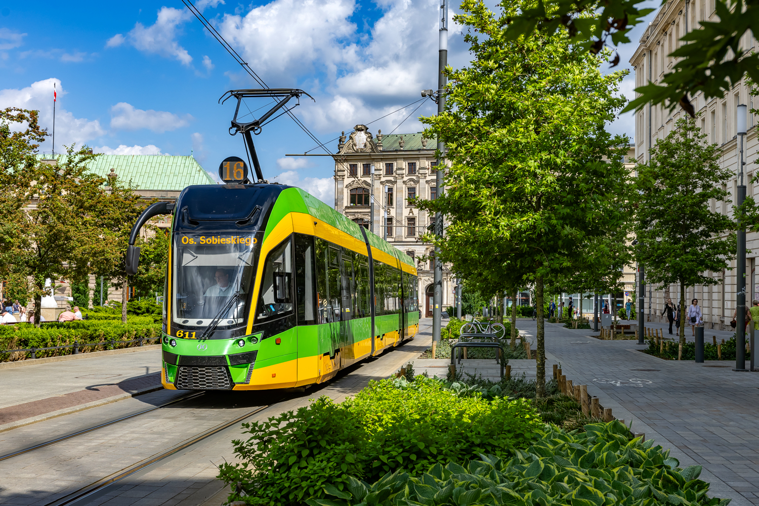 Moderus Gamma LF02 AC #611: Poznań, plac Wolności