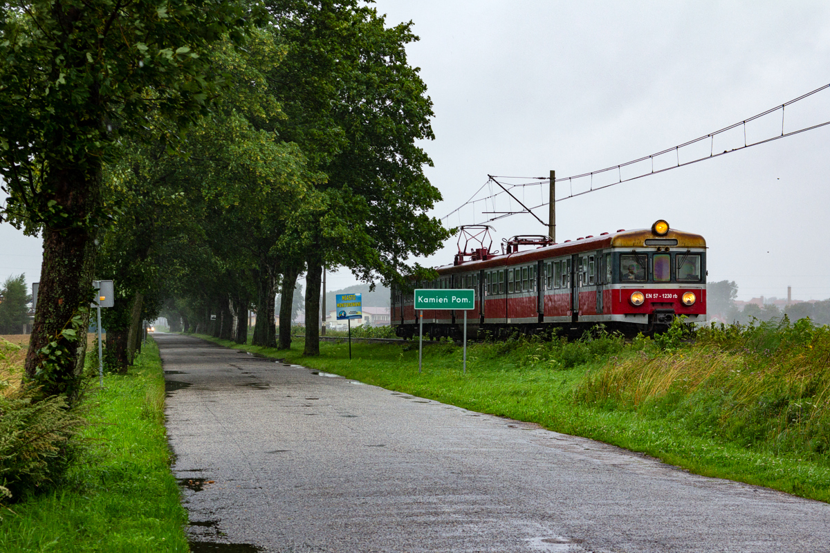 EN57-1230: Kamień Pomorski - Jarszewo 