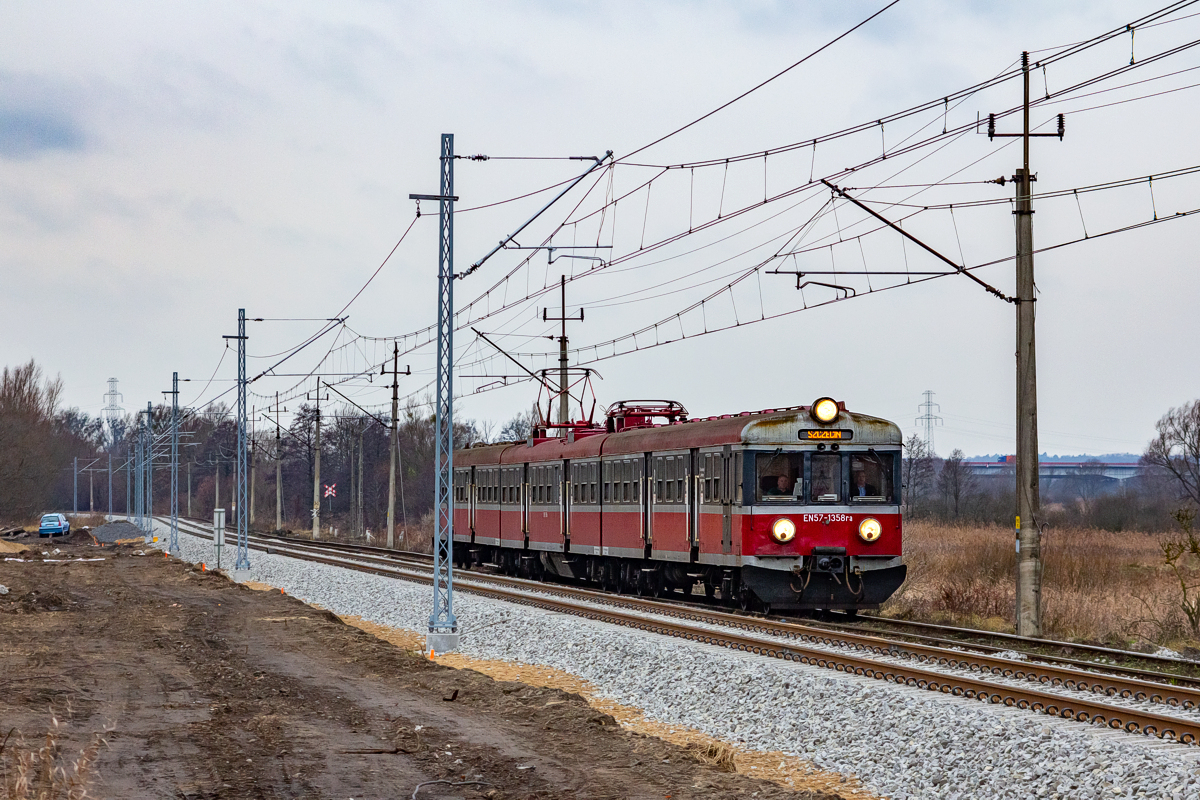 EN57-1358: Daleszewo Gryfińskie - Szczecin Podjuchy