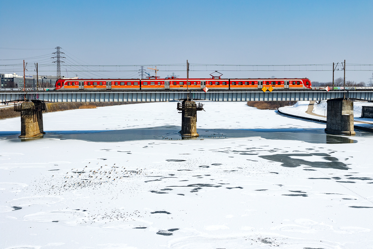 EN57-2055: Kraków Zabłocie - Kraków Główny