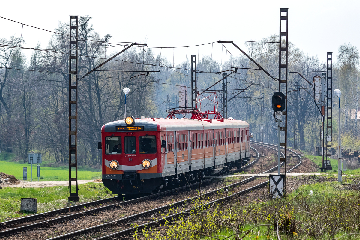EN57-672: Brzeszcze Kopalnia