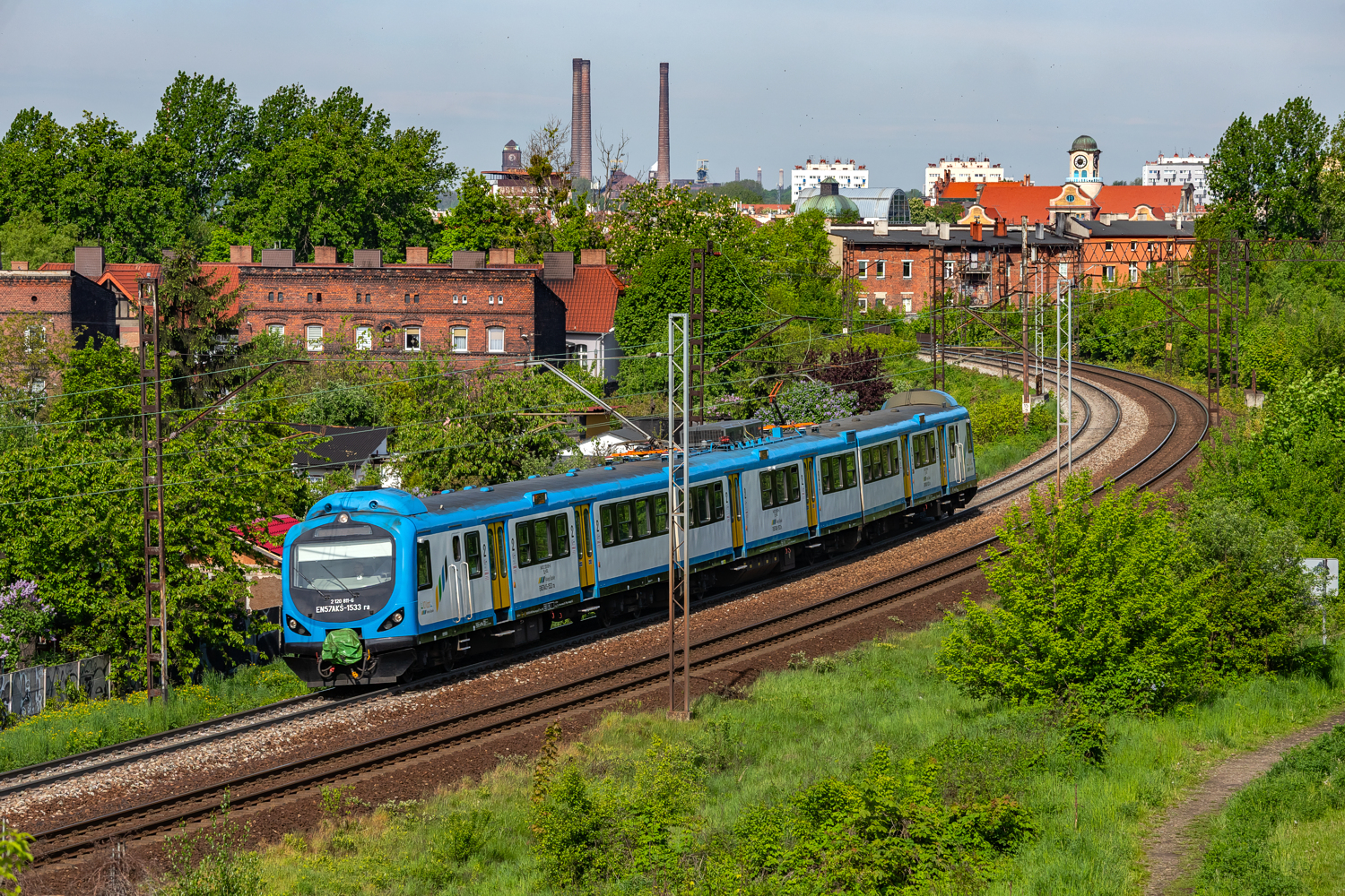 EN57AKŚ-1533: Bytom - Chorzów Stary