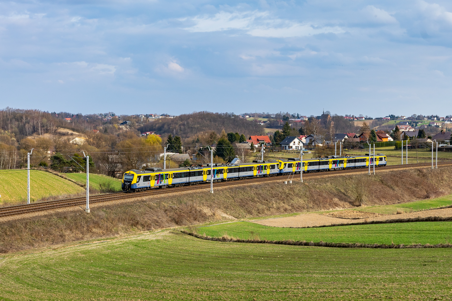 EN57AL-1296+1522: Baranówka - Łuczyce