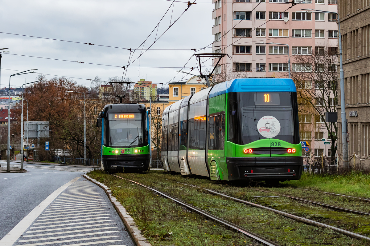 120NaS2 #810 & #828: Szczecin, al. Wyzwolenia 