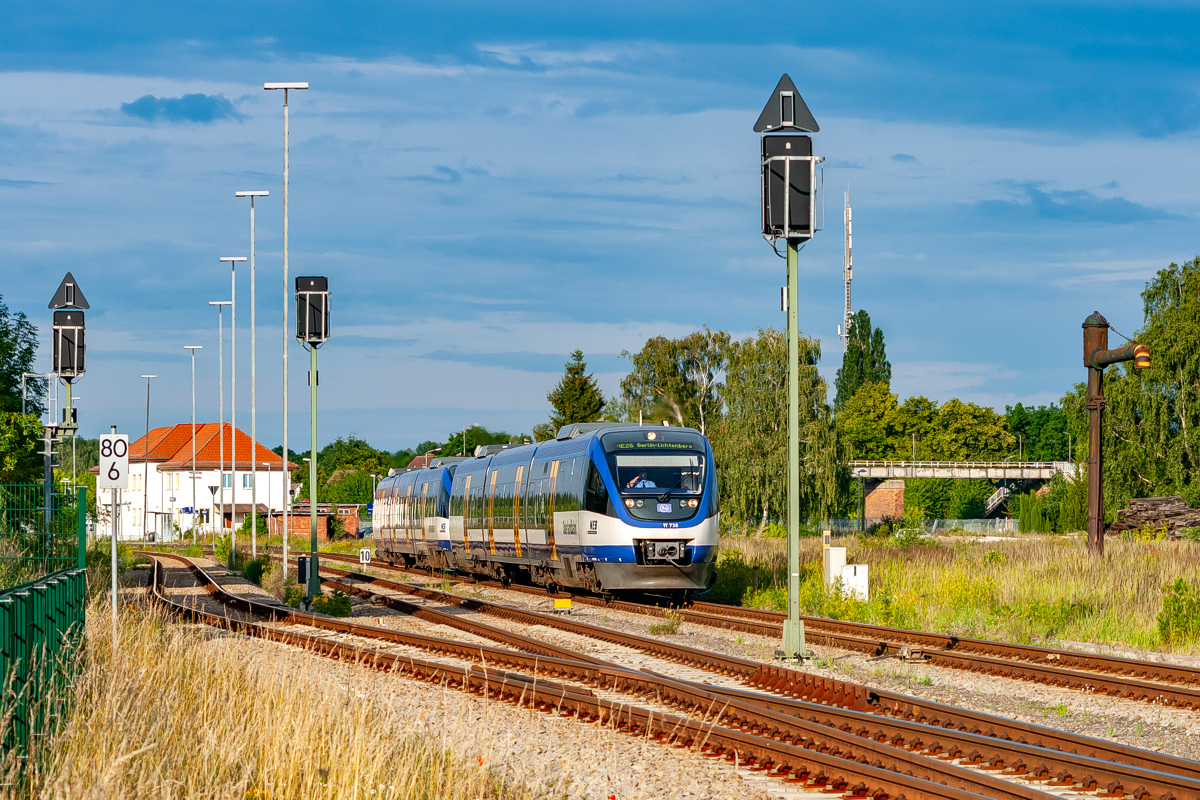 VT736+VT738: Küstrin-Kietz