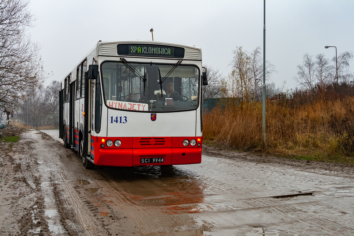 Jelcz 120M #1413: Szczecin, ul. Warcisława 