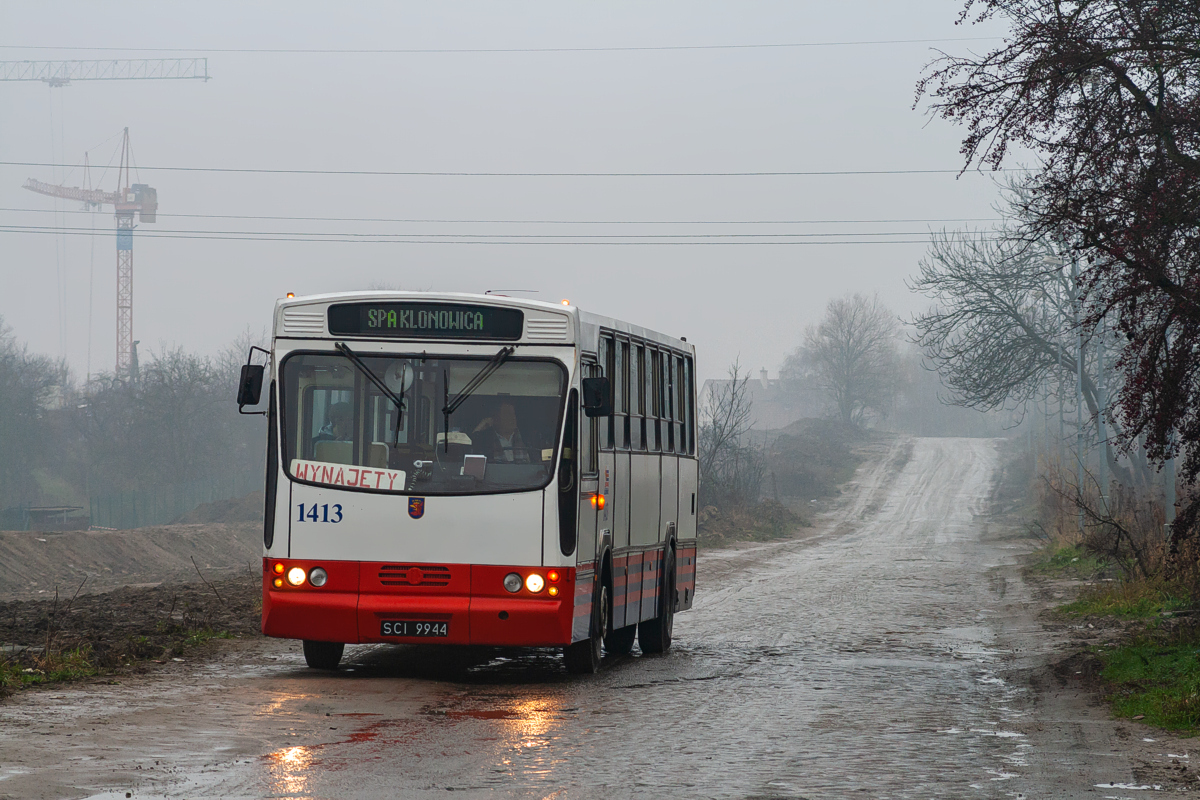 Jelcz 120M #1413: Szczecin, ul. Warcisława 