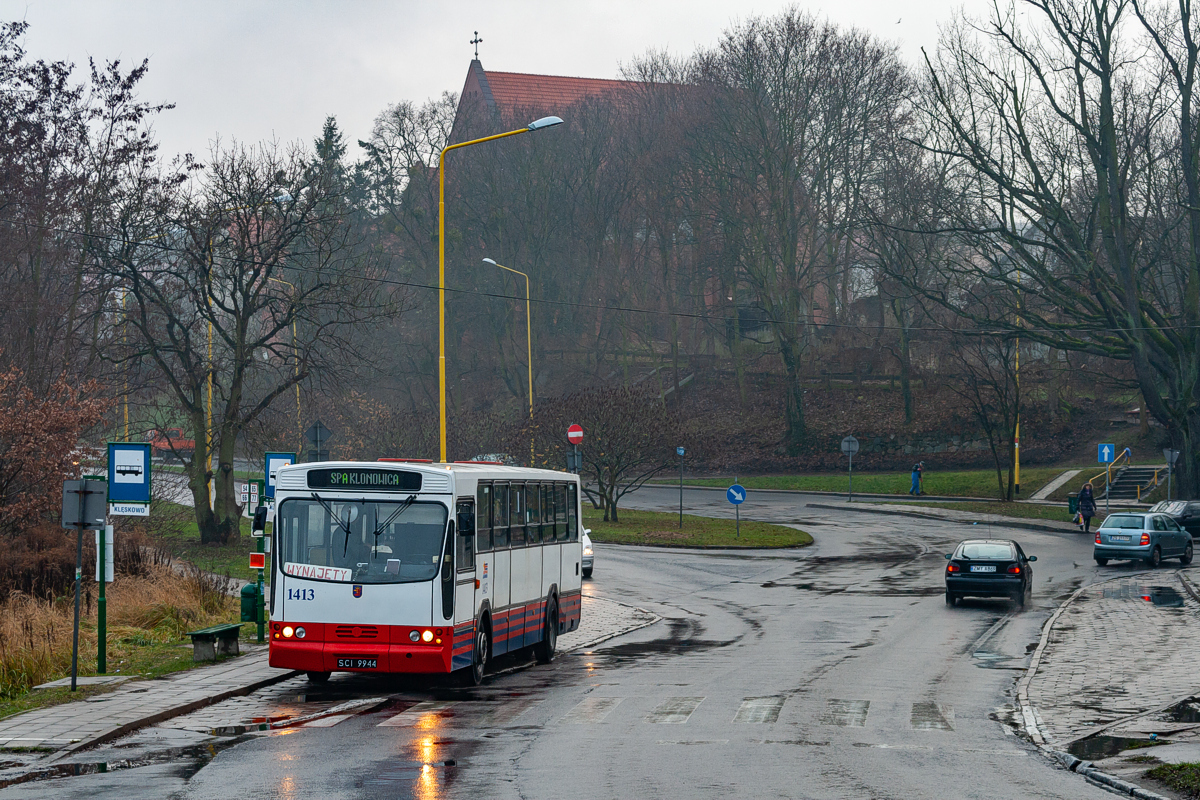 Jelcz 120M #1413: Szczecin, ul. Handlowa 