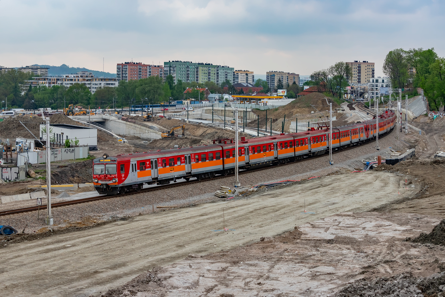 ED72-013+008: Kraków Łagiewniki - Kraków Sanktuarium