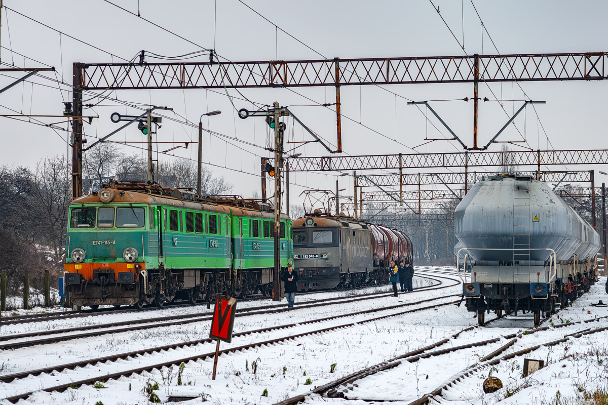 ET41-115, E182-048: Szczecin Gocław
