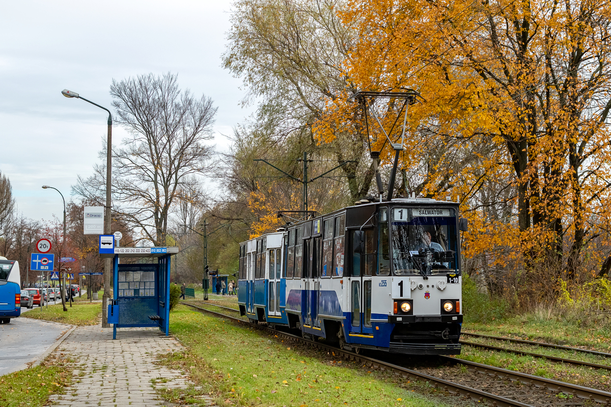 105Na #HZ255+256: Kraków, ul. Kocmyrzowska