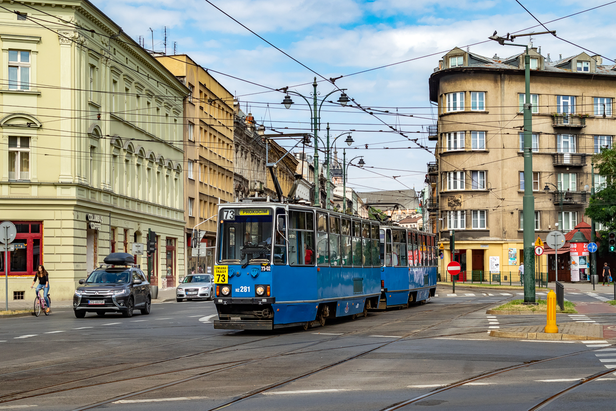 105Na #HZ281+HZ280: Kraków, ul. Starowiślna