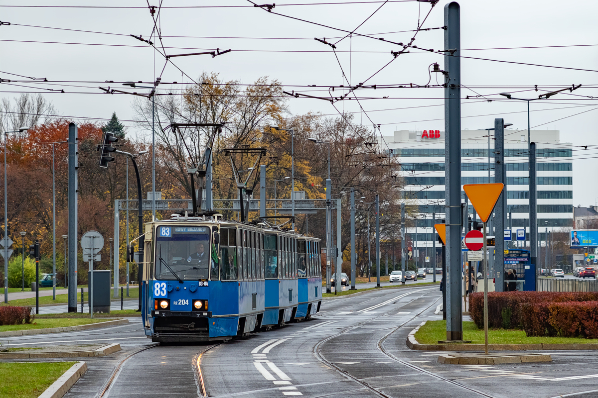 105Na #RZ204+RZ205+RZ206: Kraków, rondo Grzegórzeckie