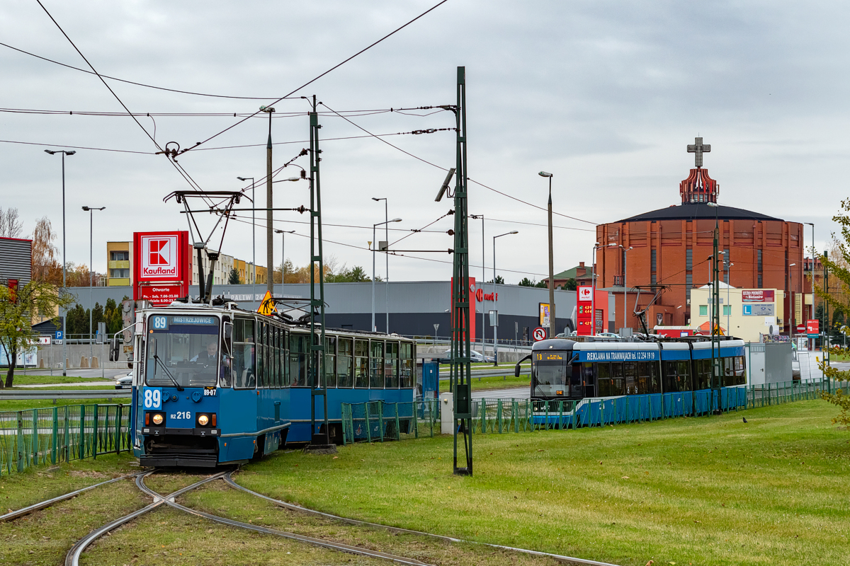 105Na #RZ216+217: Kraków, pętla Nowy Bieżanów