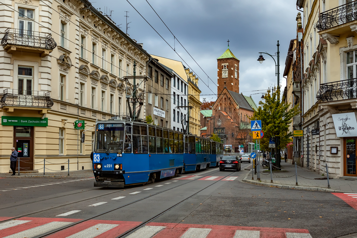 105Na #RZ231+RZ232+RZ233: Kraków ul. Rakowicka
