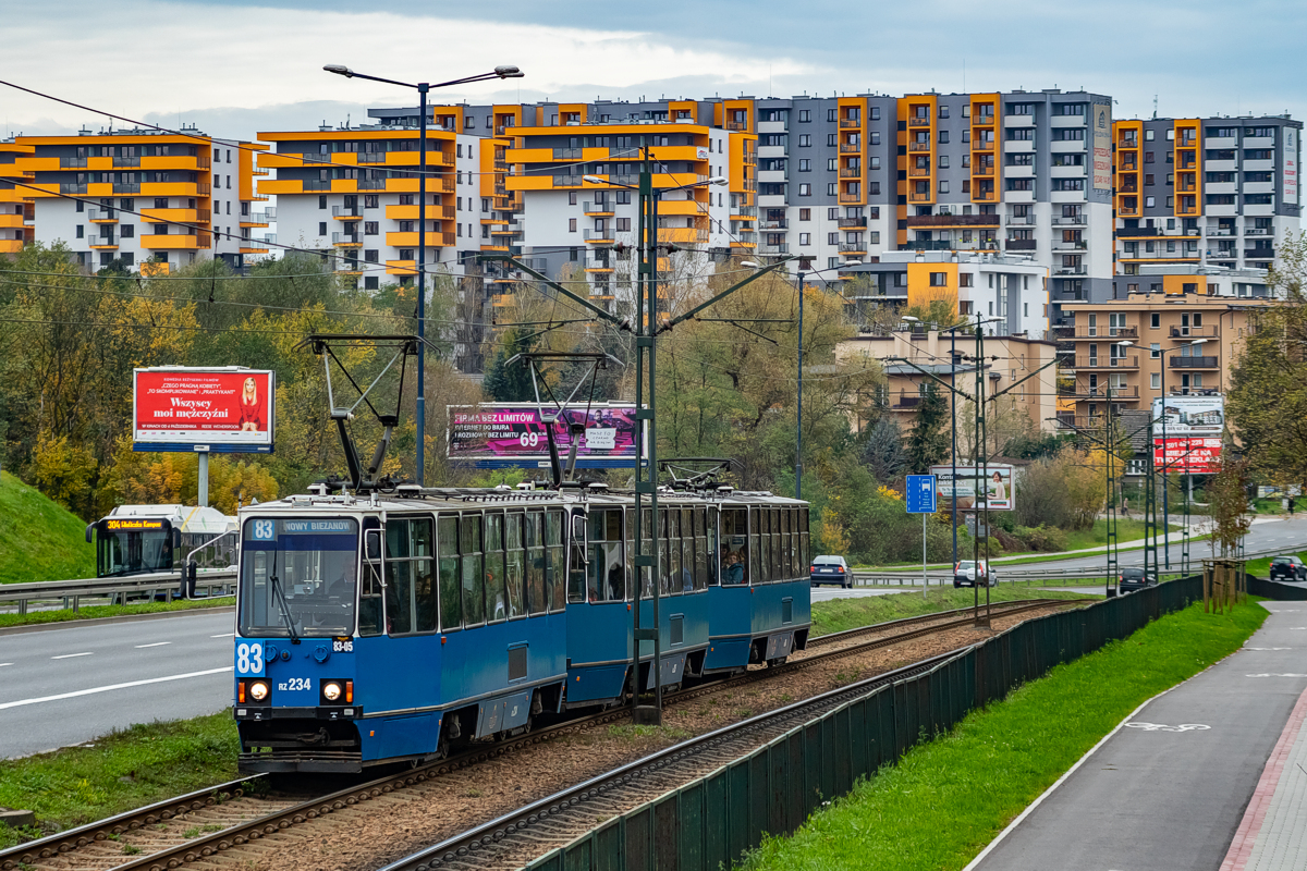 105Na #RZ234+RZ235+RZ236: Kraków, ul. Wielicka