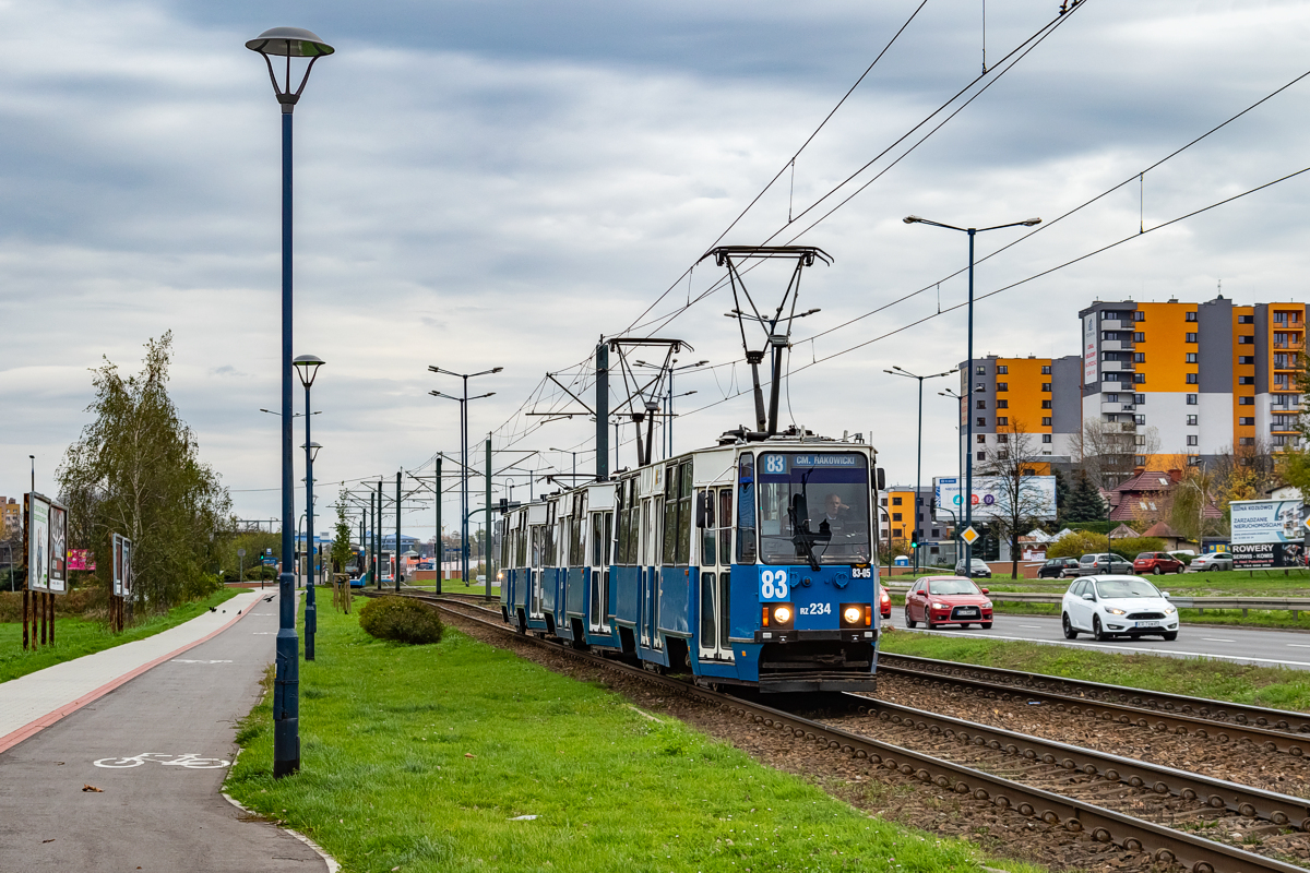 105Na #RZ234+RZ235+RZ236: Kraków, ul. Wielicka