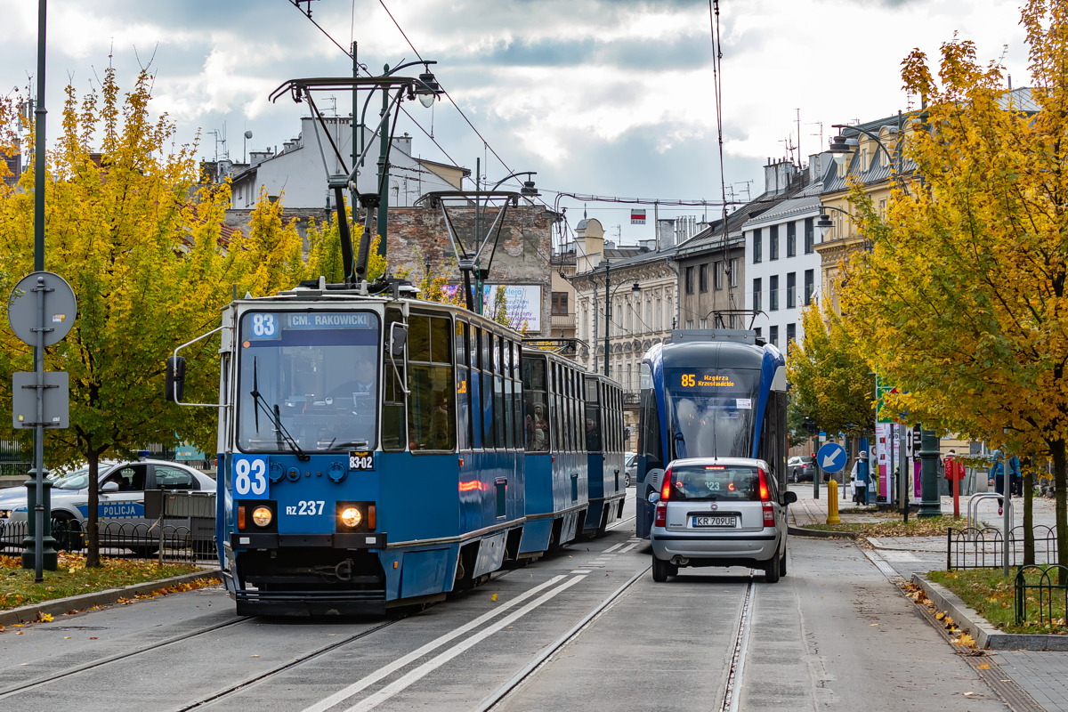 105Na #RZ237+RZ238+RZ239: Kraków ul. Rakowicka