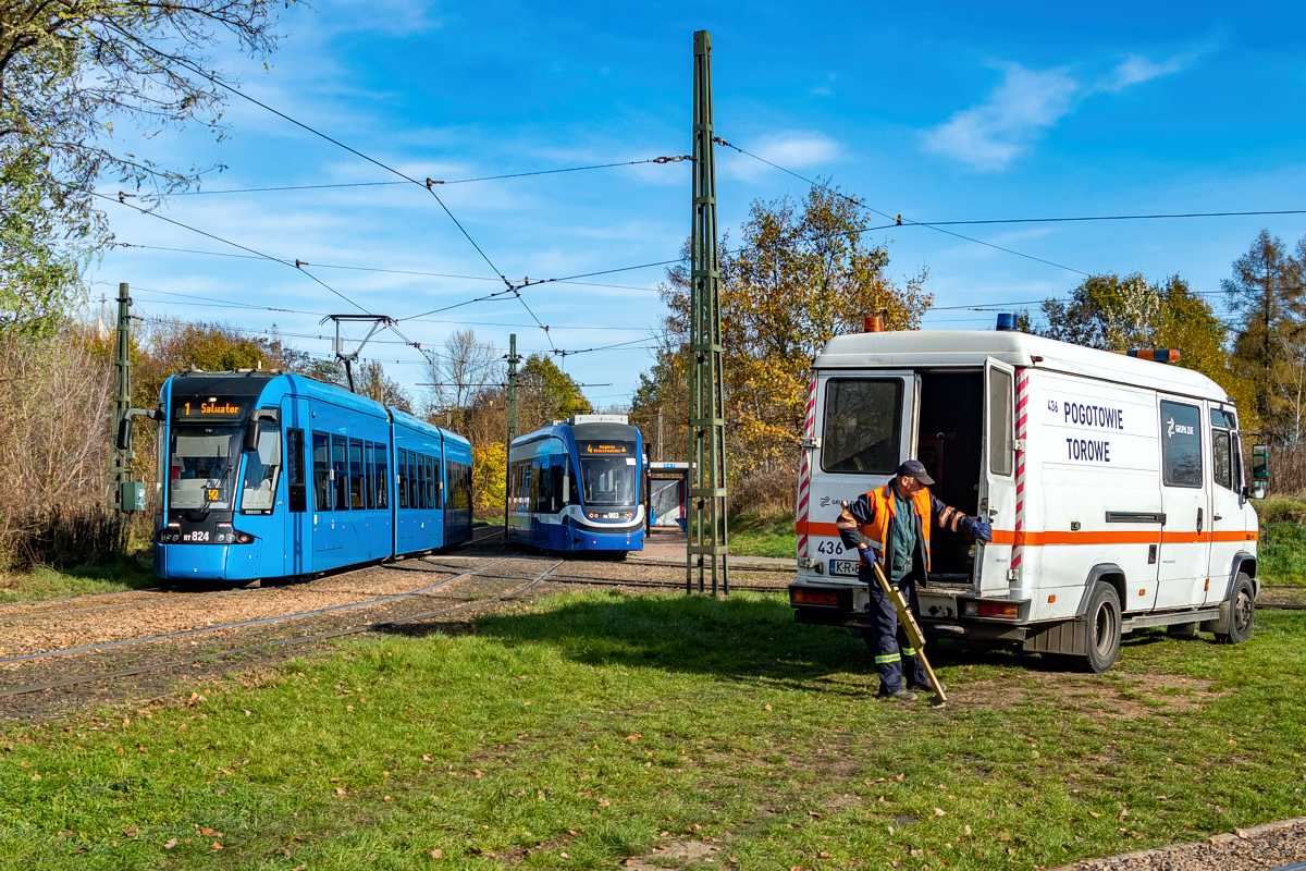 NGT8 #RY824: Kraków, przystanek Wiadukty