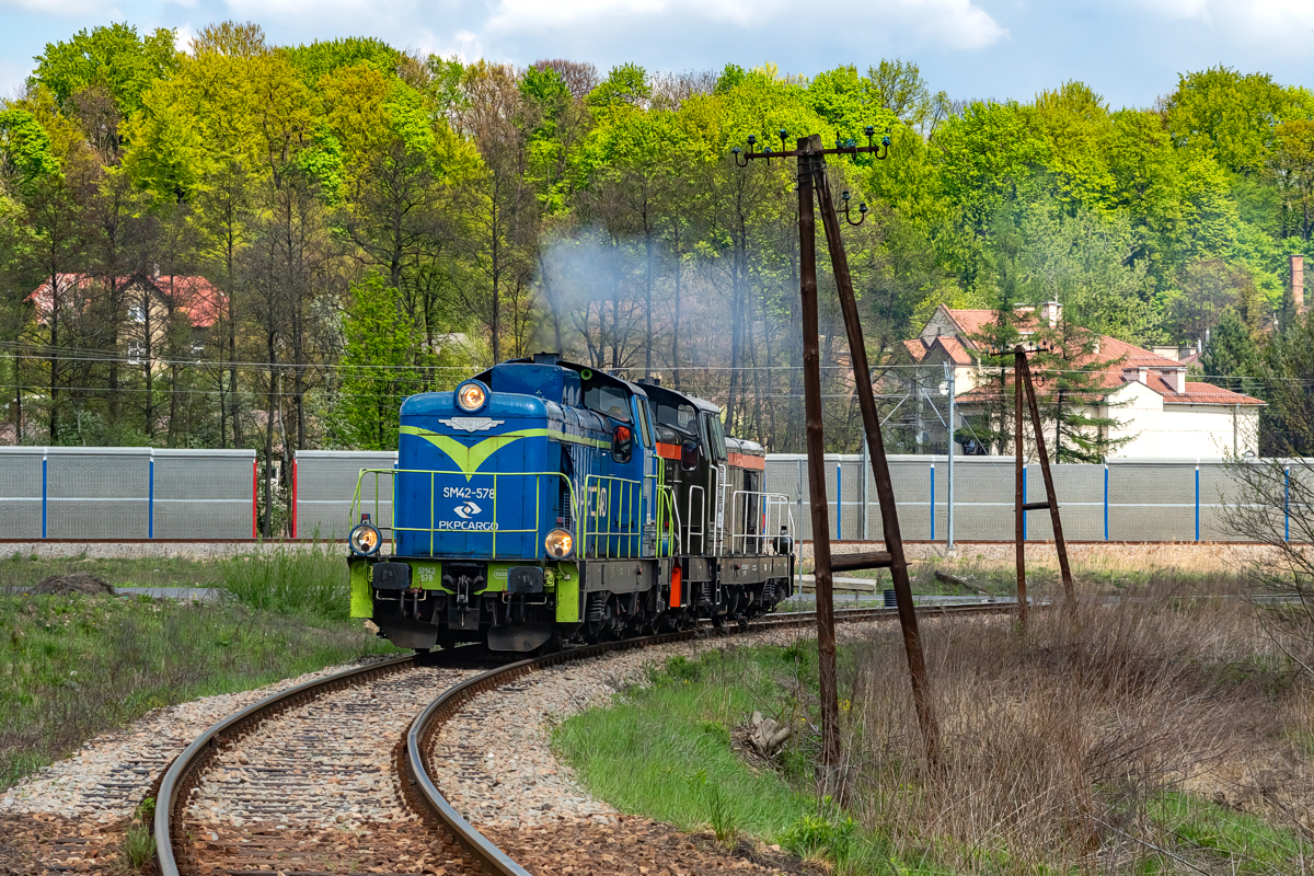 SM42-578+1031: Krzeszowice - Zalas