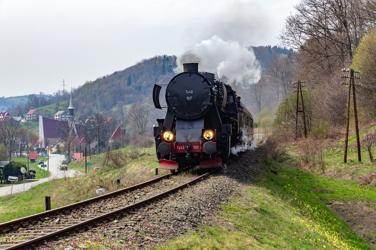 Ty42-107: Dobra k. Limanowej - Tymbark