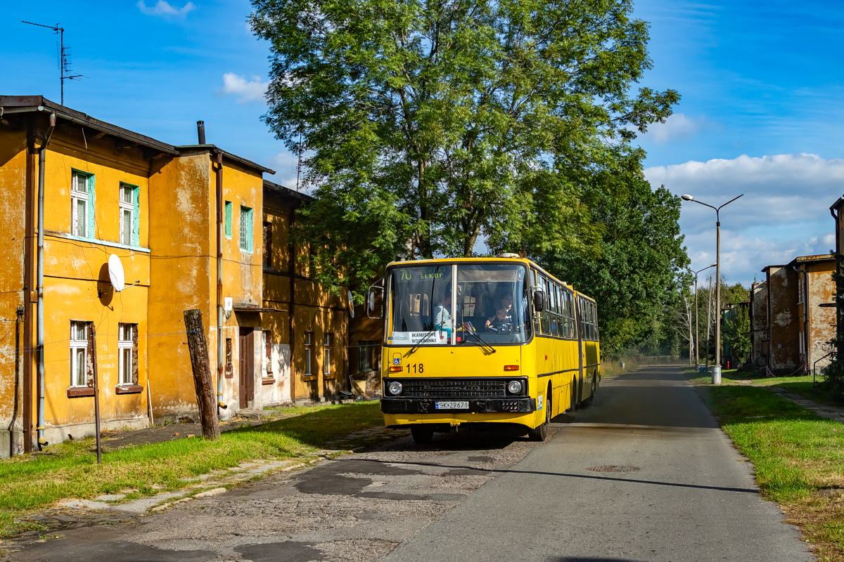 Ikarus 280.70E #118: Katowice, Borki
