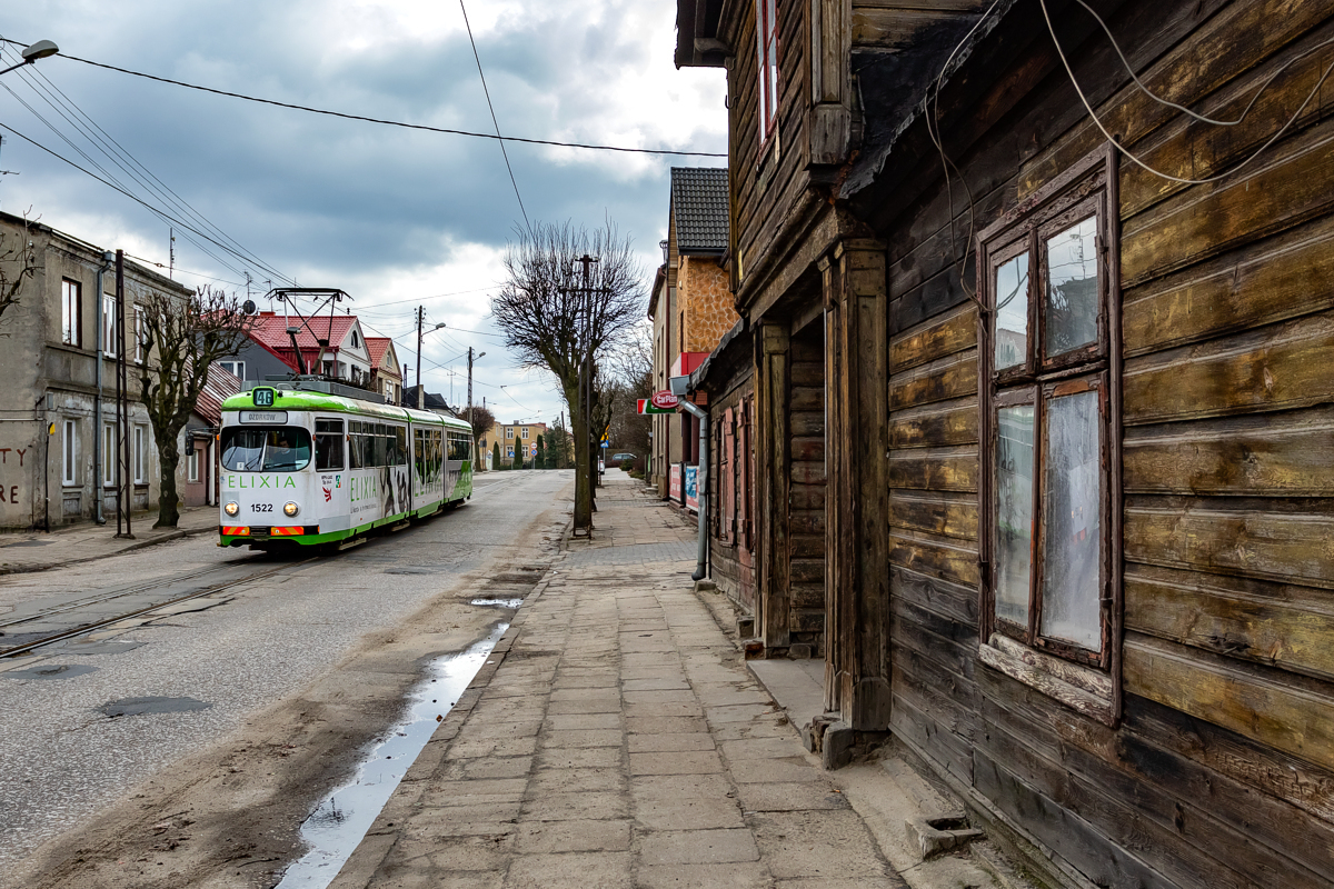 GT8N #1522: Zgierz, ul. Łęczycka