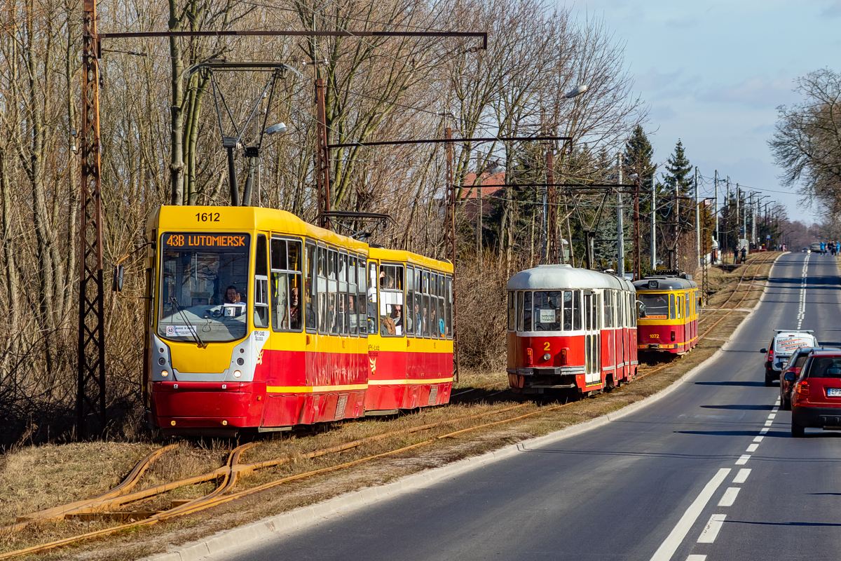 805Na-zmod #1612+1613: Mirosławice, ul. Lutomierska