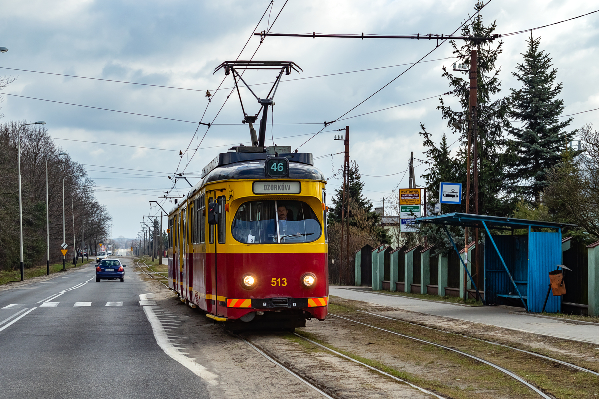 GT8N #513: Ozorków, Ozorków Las