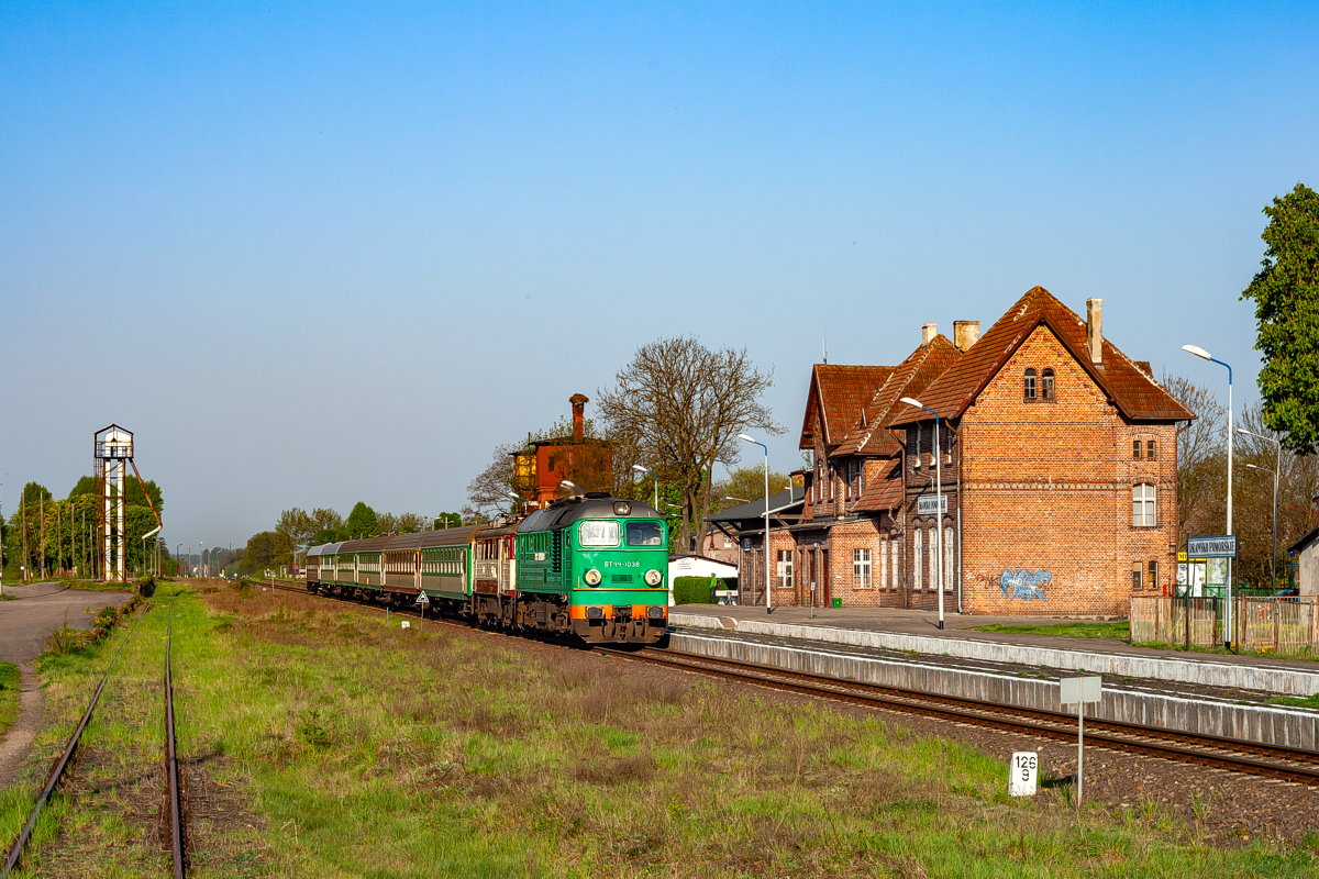 ST44-1038+EP07-1016: Drawsko Pomorskie