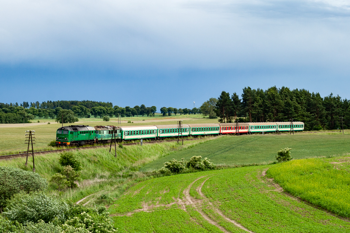 ST44-949+EU07-417: Węgorzyno - Runowo Pomorskie