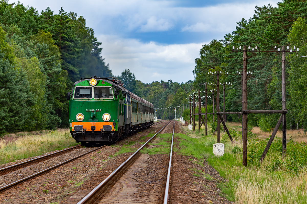 SU45-089+ET22-051: Biernatowo - Wieleń Północny
