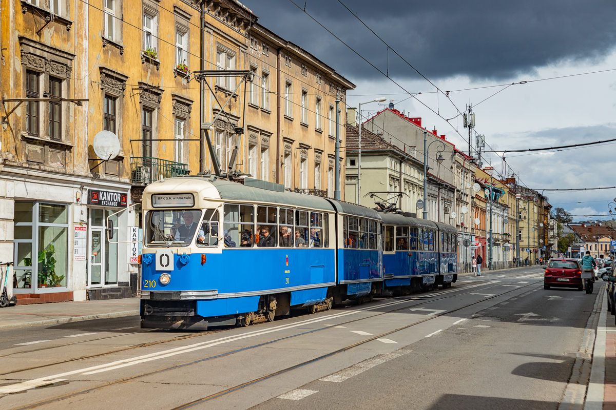 102Na #210+102NaD #155: Kraków, ul. Kalwaryjska