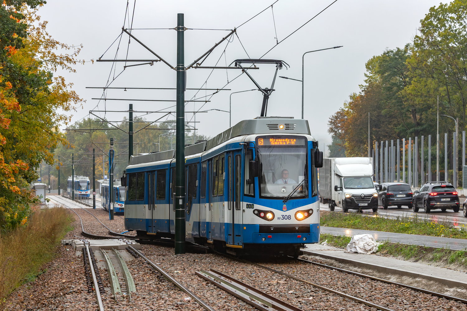 GT8N #RF308: Kraków, ul. Kocmyrzowska