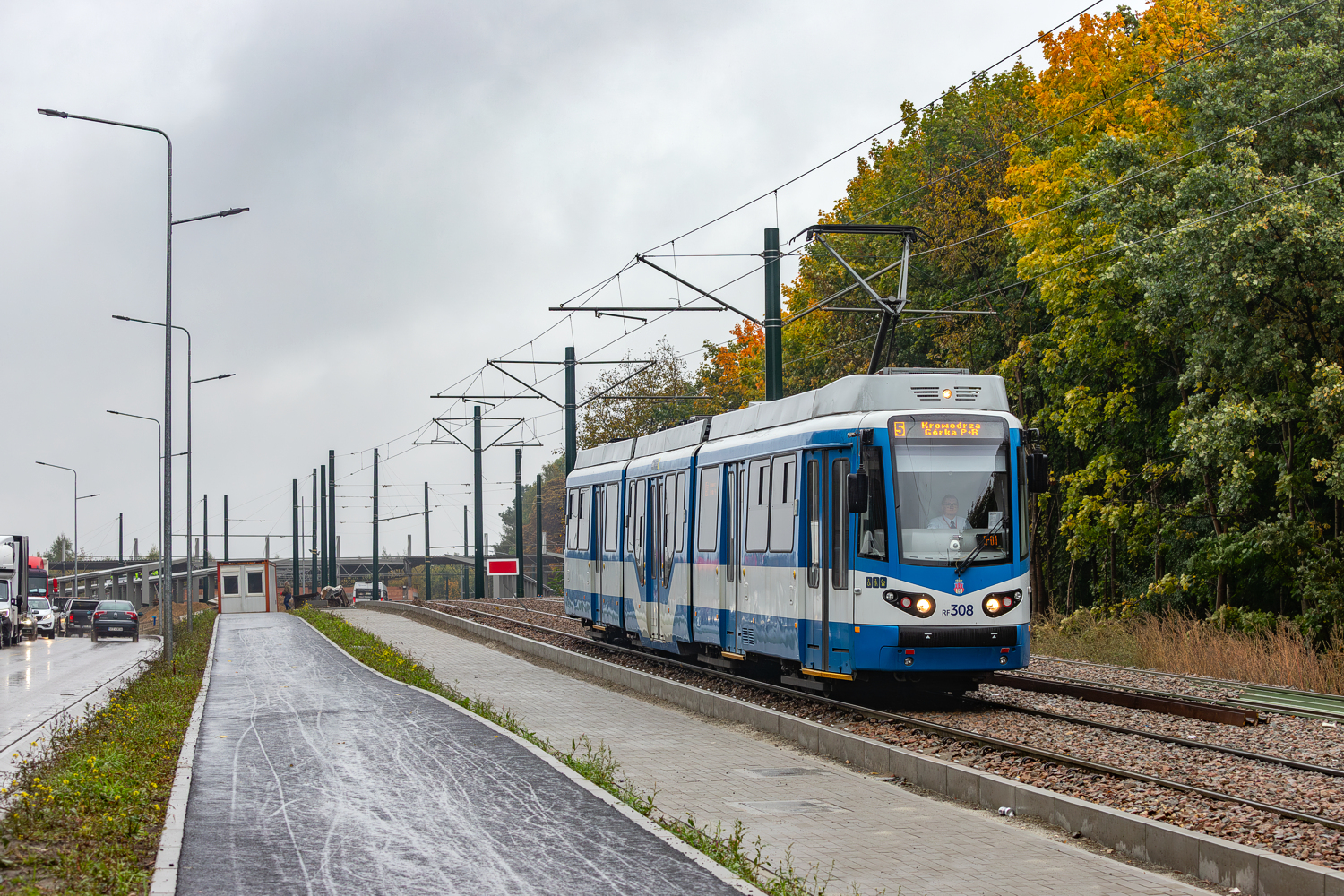GT8N #RF308: Kraków, ul. Kocmyrzowska