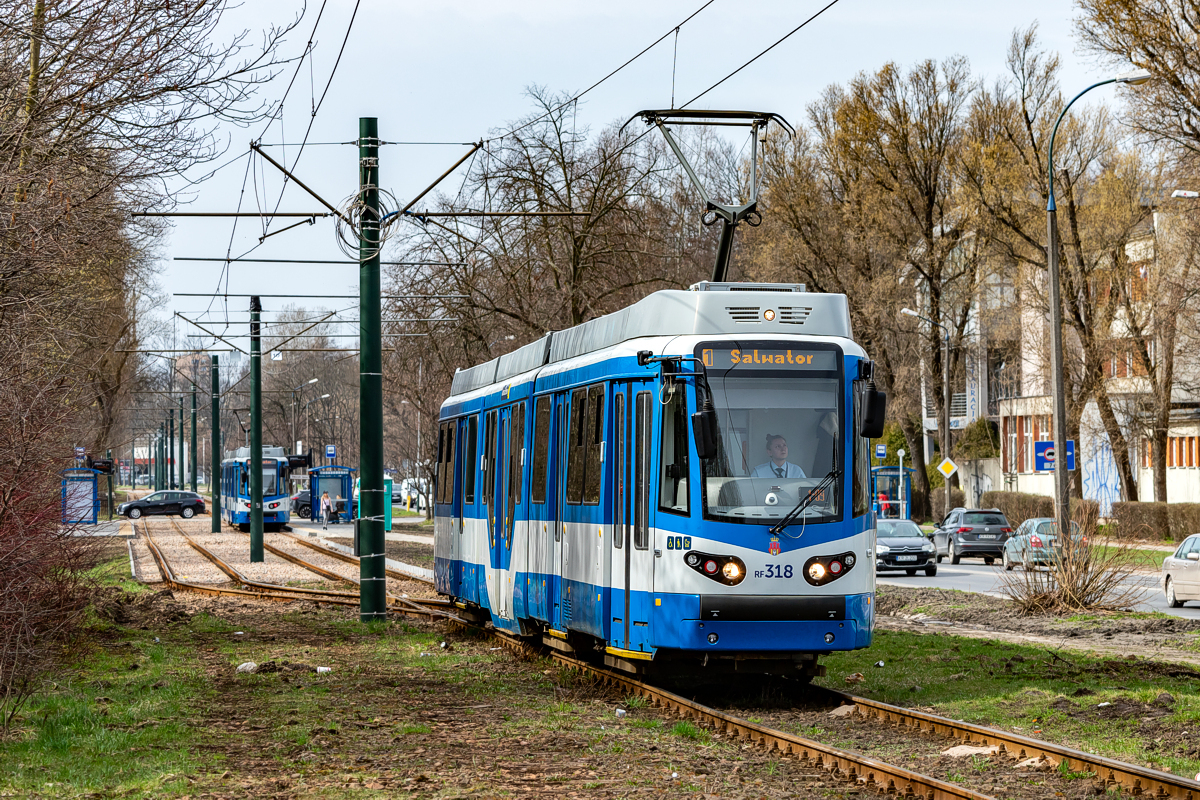 GT8S #RF318: Kraków, ul. Kocmyrzowska