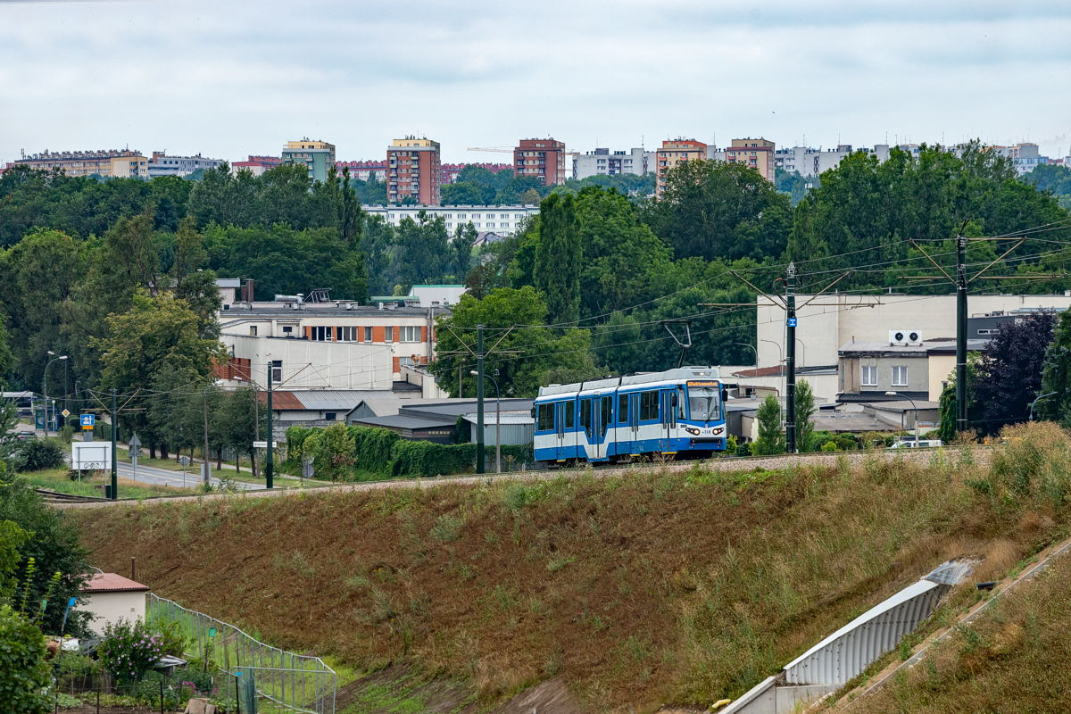 GT8S #RF318: Kraków, ul. Kocmyrzowska