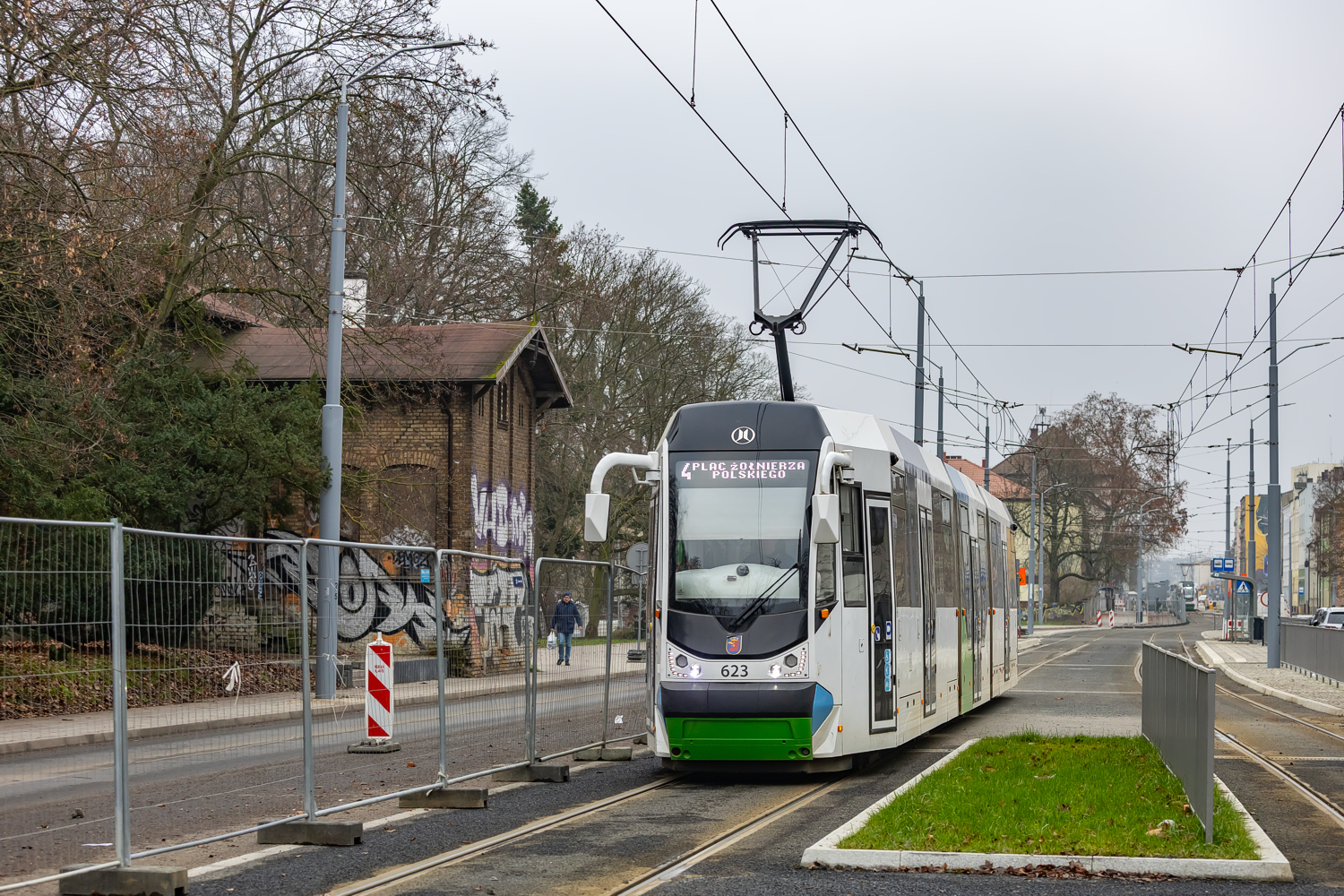 Moderus Beta MF29AC BD #623: Szczecin, al. Powstańców Wielkopolskich