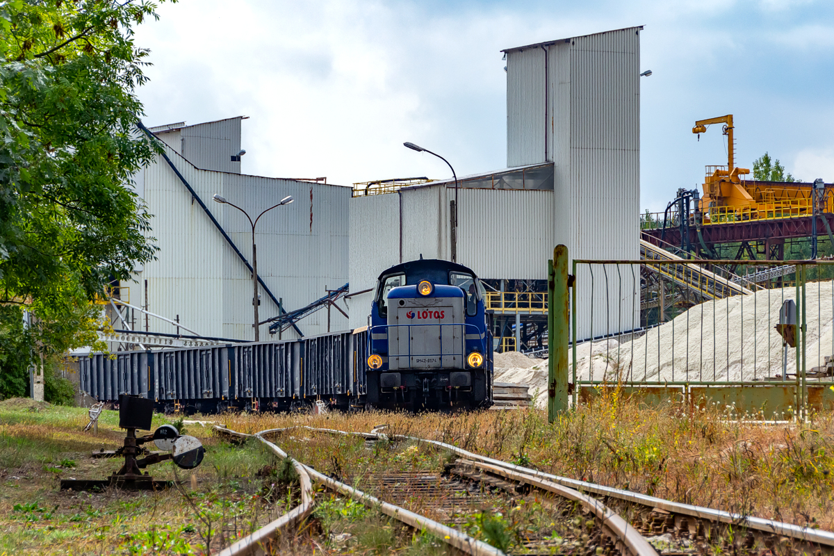 SM42-2574: bocznica Grudzień-Las