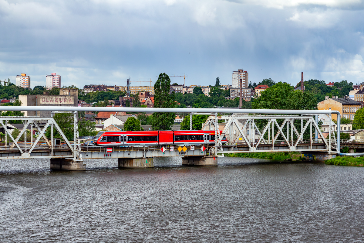 VT646 026: Szczecin Główny - Szczecin Port Centralny