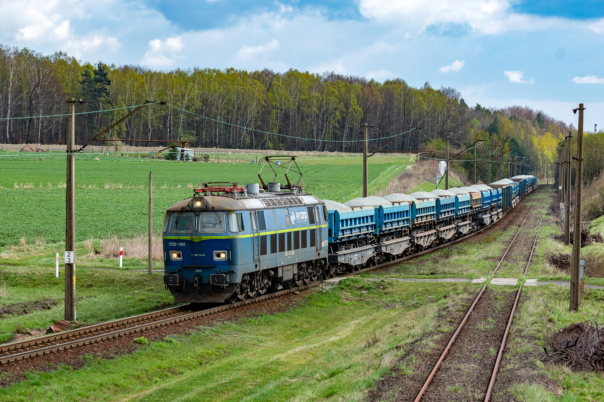 ET22-1081: podg. Kanał - Toszek Północ