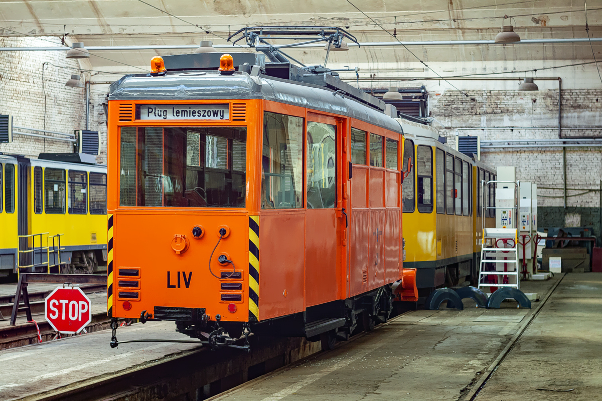 N #036 (pług lemieszowy): Szczecin, zajezdnia Pogodno 