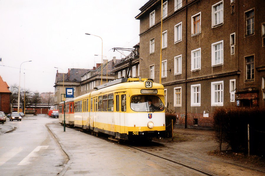 GT6 #501+552: Szczecin, pętla Dworzec Niebuszewo