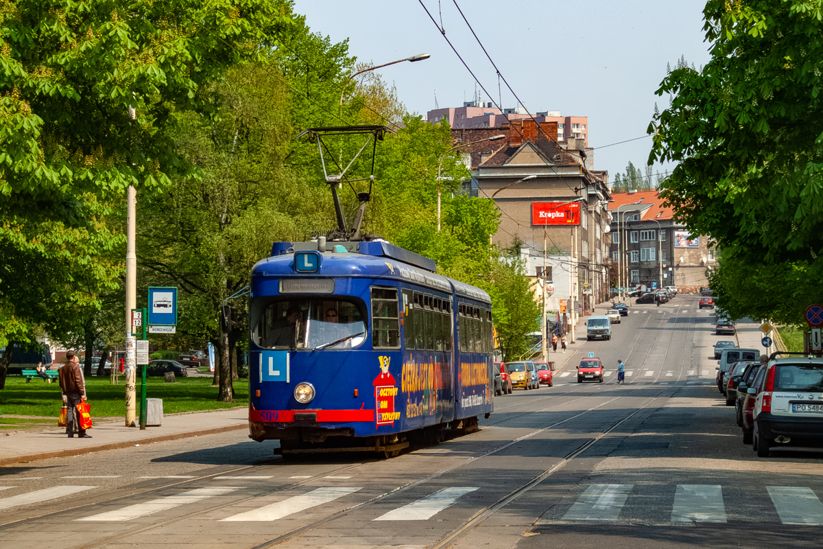 GT6 #509: Szczecin, ul. Asnyka 