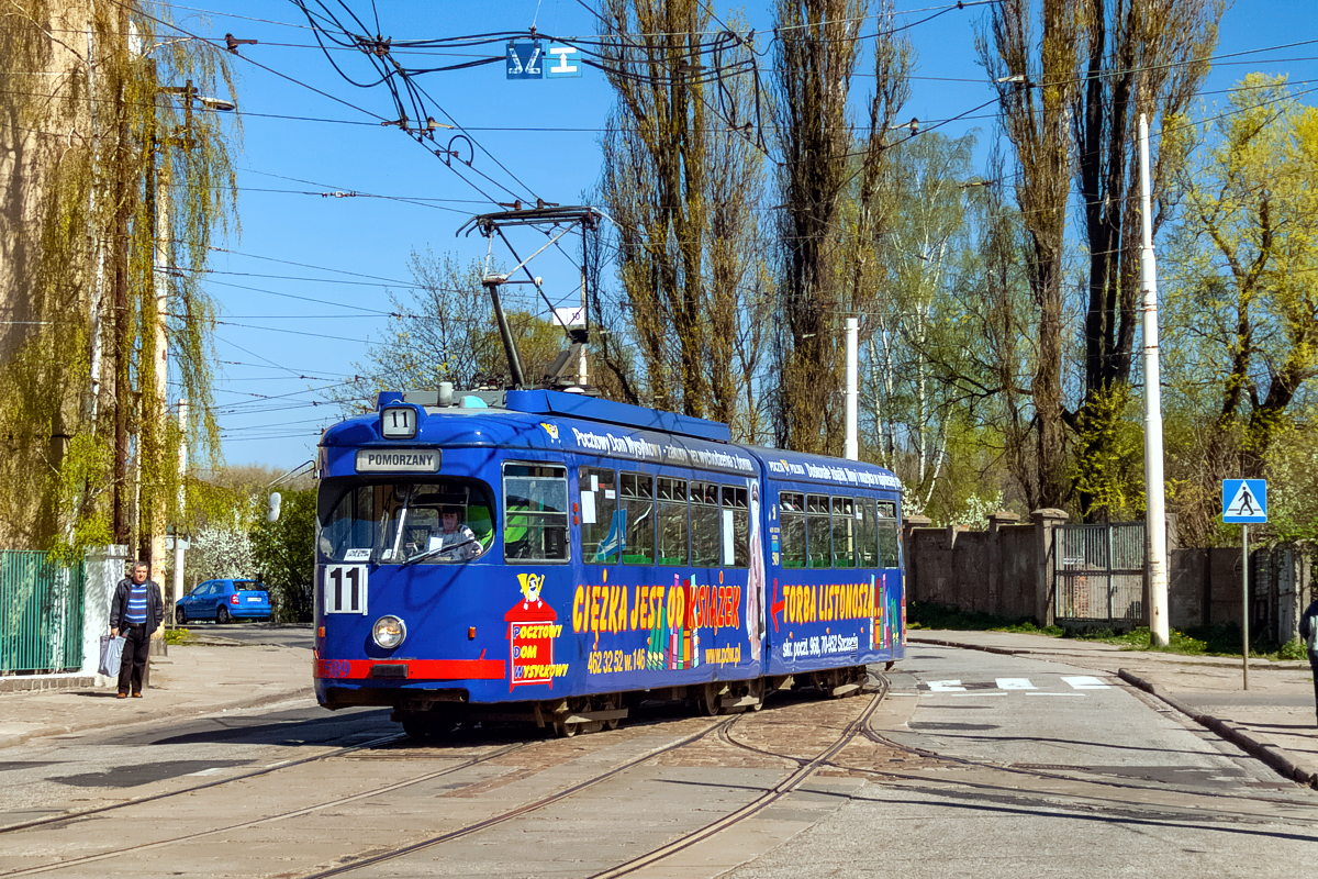 GT6 #509: Szczecin, ul. Wiszesława 