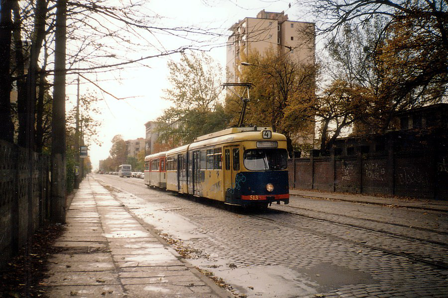 GT6 #513+553: Szczecin, ul. Potulicka 