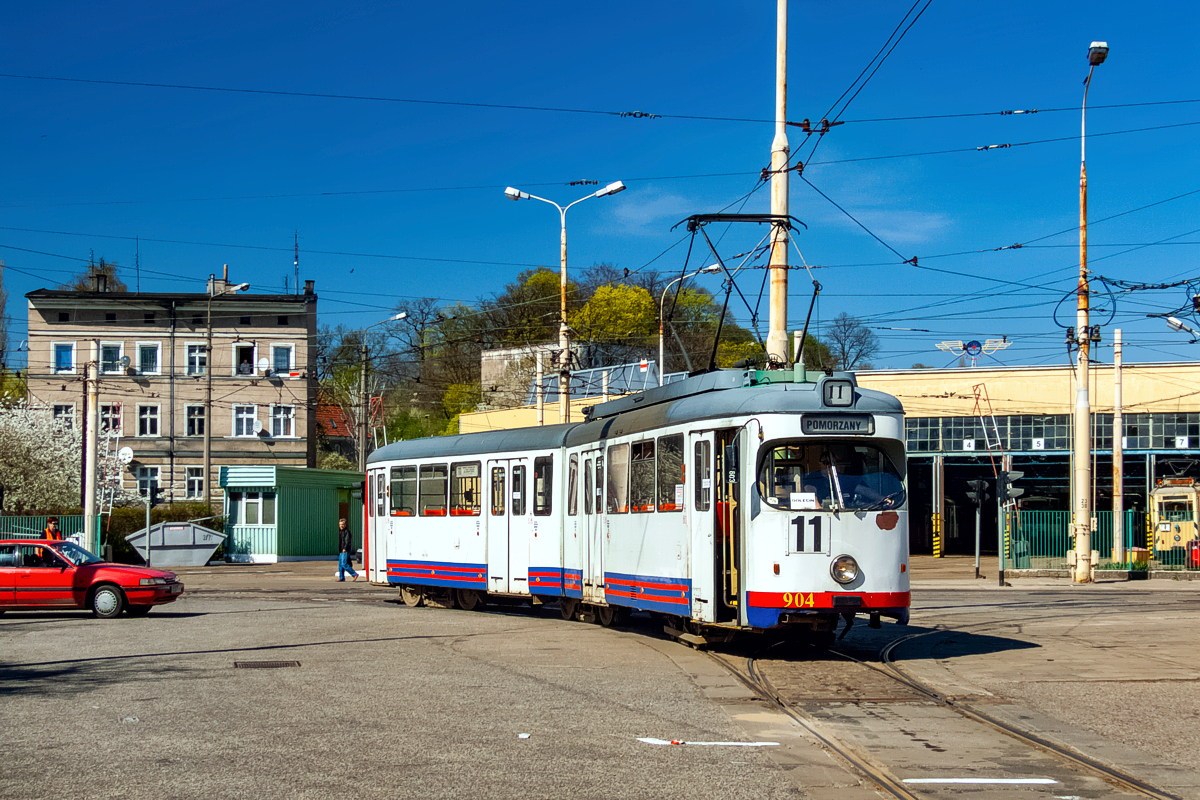 GT6 #904: Szczecin, ul. Wiszesława 