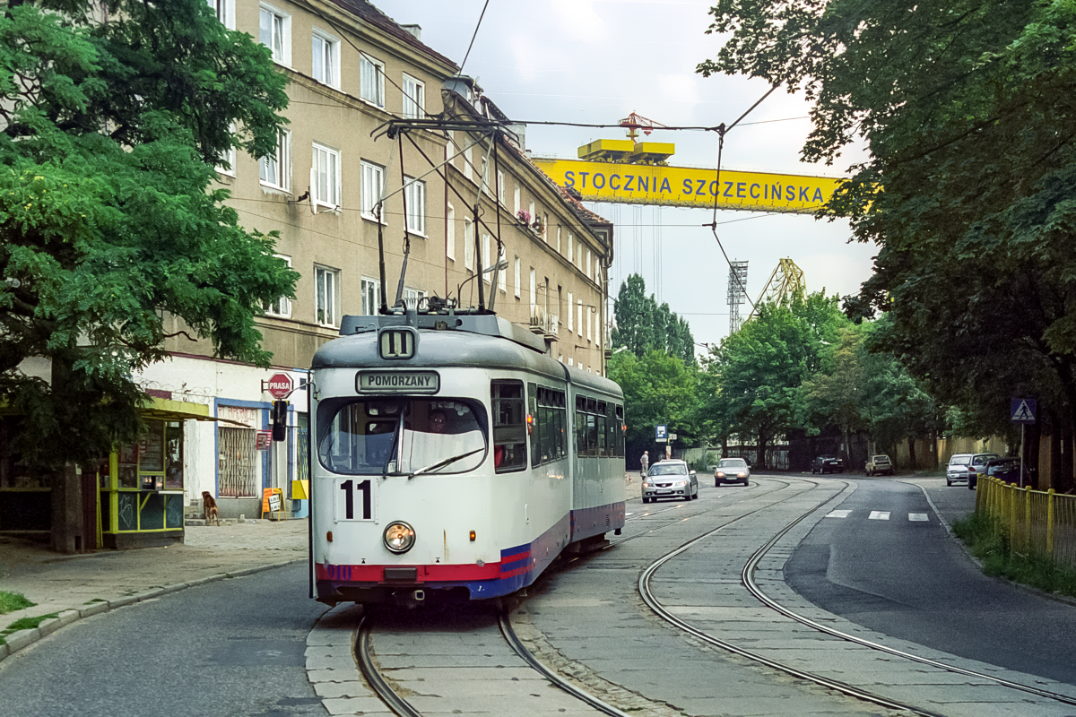 GT6 #910: Szczecin, ul. Lubeckiego