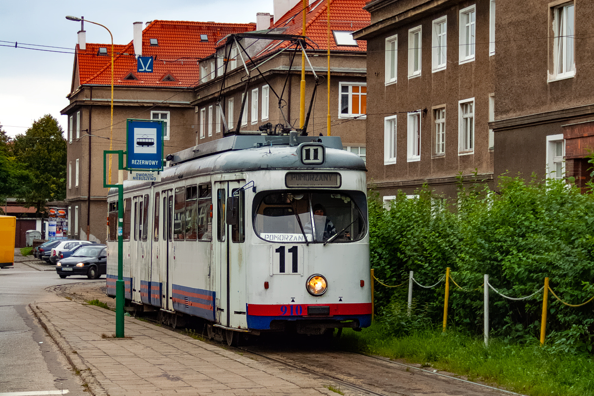 GT6 #910: Szczecin, Dworzec Niebuszewo 